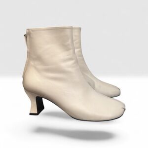 Chic Cream Ankle Boots